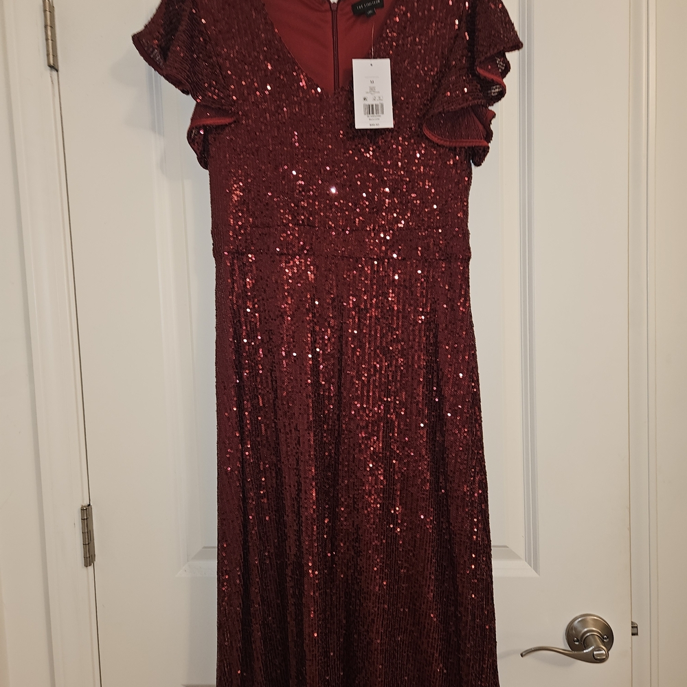 The Limited Red Sequin Dress